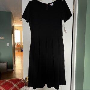 LuLaRoe Amelia Black Dress NWT